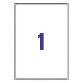 Glossy labels 210 x 297 mm - Al Masam Stationery LLC